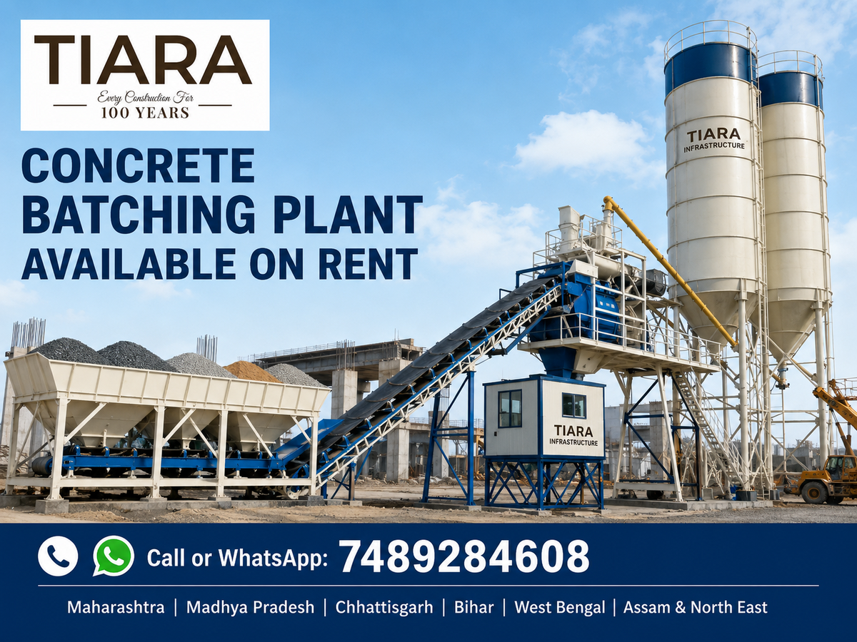 Concrete Batching Plant on rent in India