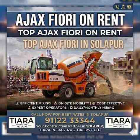 Ajax Fiori on Rent in Solapur | Self-Loading Mixer Rental Services