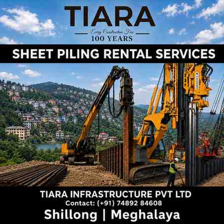 Sheet Piling Rental in Shillong, Meghalaya  Call -74892 84608