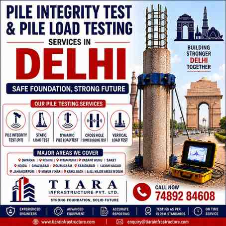 Pile Integrity Test & Pile Load Testing Services in Delhi
