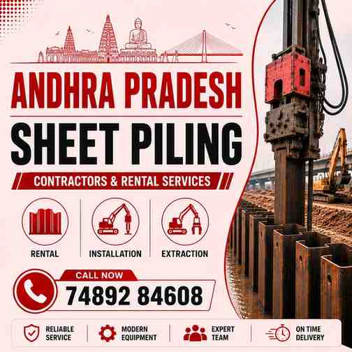 Steel Sheet Piling Contractors in Andhra Pradesh