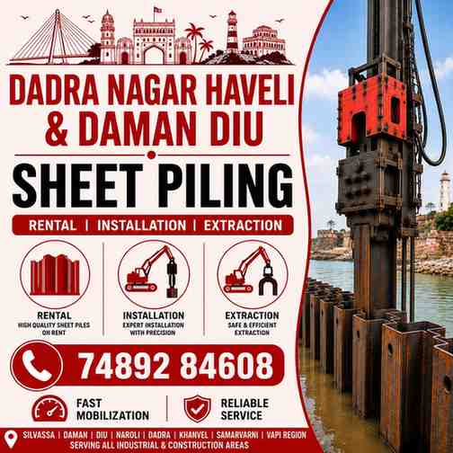 Steel Sheet Piling Contractors in Dadra & Nagar Haveli