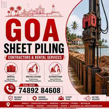 Steel Sheet Piling Contractors in Goa