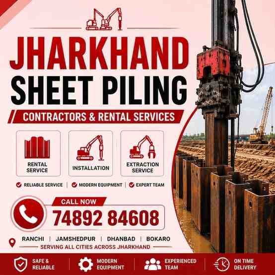Sheet Piling Contractors & Rental Services in Jharkhand