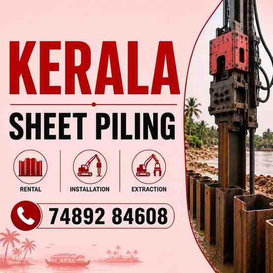 Steel Sheet Piling Contractors in Kerala